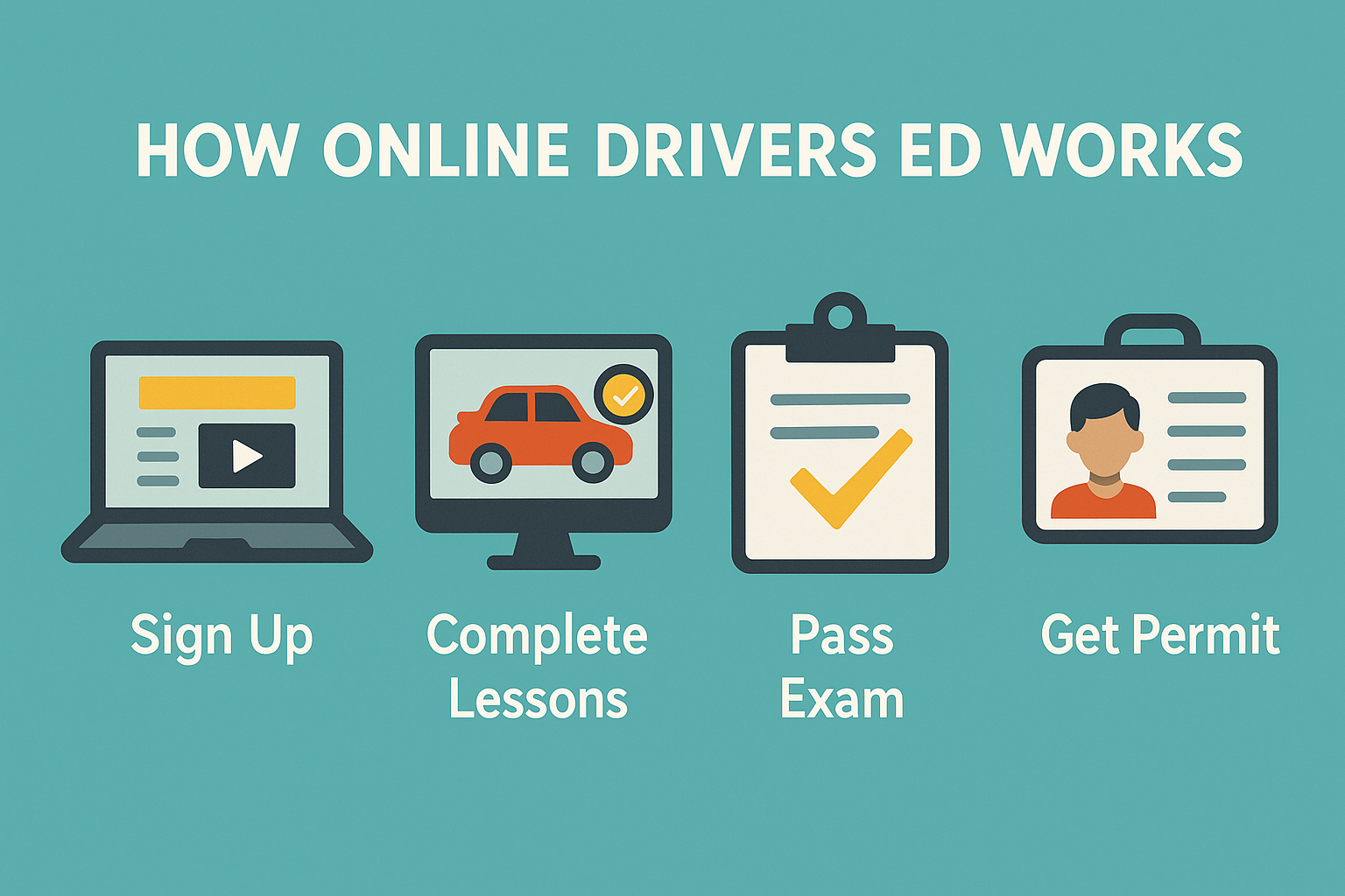 how does online drivers ed work