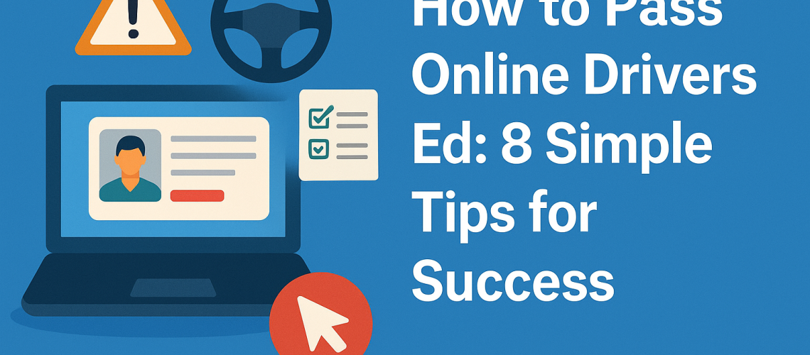 How to Pass Online Drivers Ed